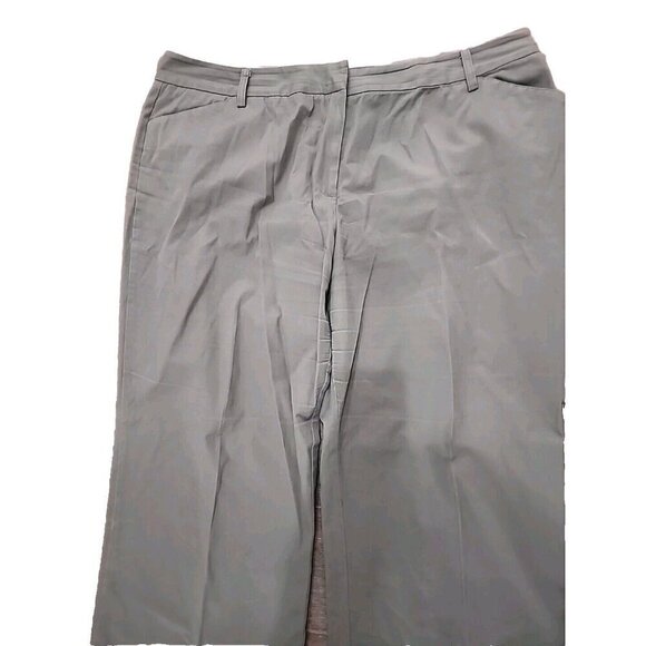 Style & Co. Pants Olive Green High Rise Straight Leg Chino Women's 24 - Picture 3 of 8